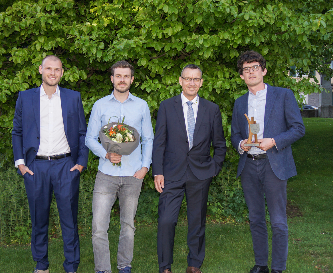 Gewinner des Eschenbach Award 2021 in der Sparte Wirtschaft
